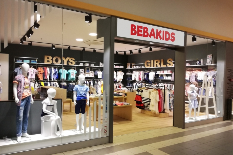 Beba Kids: Galerija, Ada Mall, Mercator Beograd, BIG Novi Sad, BIG Kragujevac